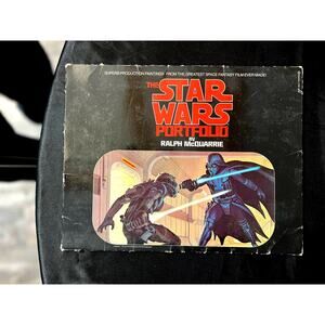 VINTAGE 1977 Ballentine "The Star Wars Portfolio" - 20 prints M - cover worn
